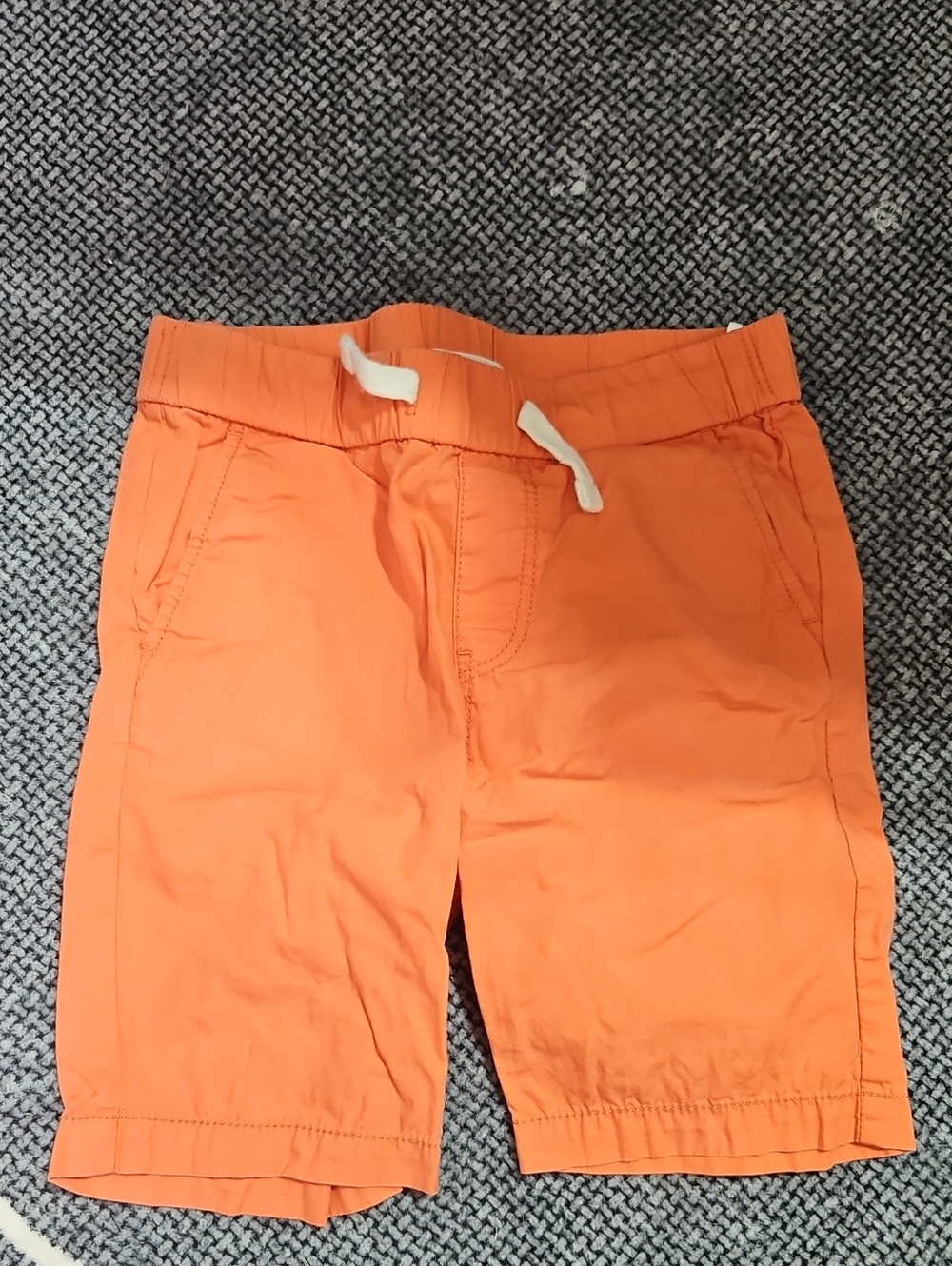 H&M Orange Drawstring Athletic Shorts for Kids